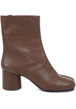 Maison Margiela split-toe block-heel ankle boots - Brown