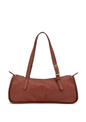 Longchamp L Looong buckle-strap shoulder bag - Brown