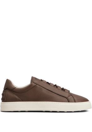 Tod's leather sneakers - Brown