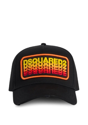 DSQUARED2 logo-patch baseball cap - Black