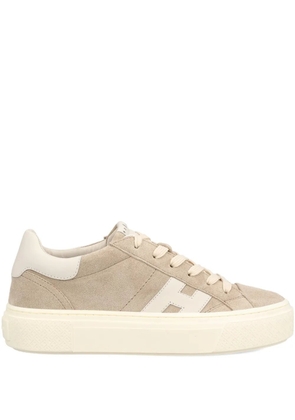 Hogan Crosswind suede sneakers - Neutrals