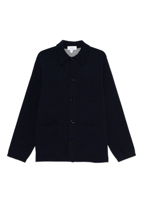 Lardini patch-pocket button cardigan - Blue