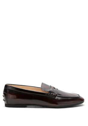 Tod's leather loafers - Brown