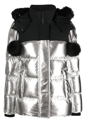 Moose Knuckles 3Q padded hooded jacket - Silver