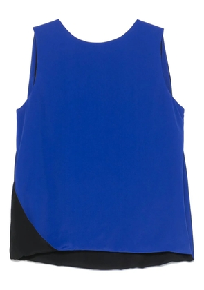 MSGM bi-colour top - Blue