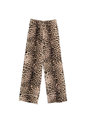 Ermanno Scervino leopard-print trousers - Brown