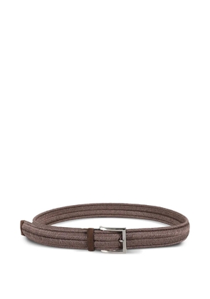 Orciani braided belt - Brown