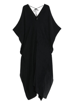 Taller Marmo tassel-detail kaftan - Black