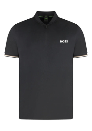 BOSS slim-cut polo shirt - Black