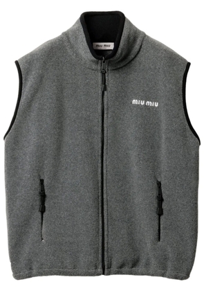 Miu Miu fleece sweatshirt - Grey