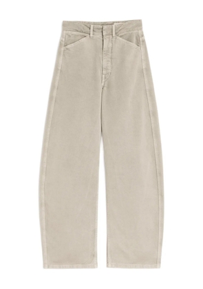 LEMAIRE cotton trousers - Neutrals