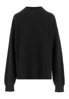 Jil Sander ribbed crewneck sweater - Black