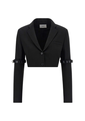 Coperni Hybrid cropped blazer - Black