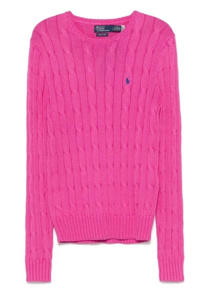 Polo Ralph Lauren crew-neck cable-knit sweater - Pink