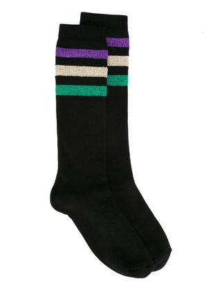 Palm Angels striped socks - Black