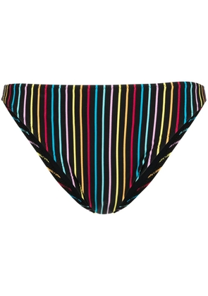 Solid & Striped The Elsa pinstripe bikini bottoms - Black