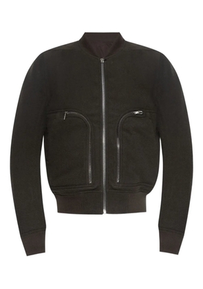 Rick Owens zip-fastening pocket bomber jacket - Grey