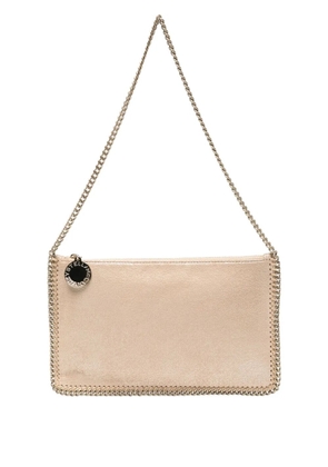 Stella McCartney chain-trim clutch bag - Gold