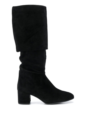 Hogl folded ankle boots - Black