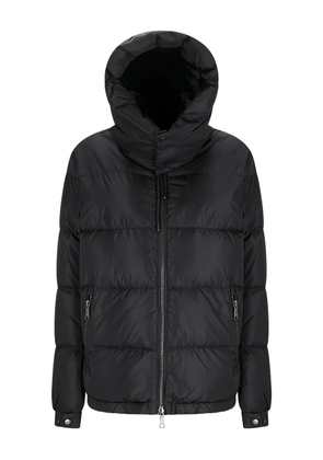 Add hooded padded jacket - Black