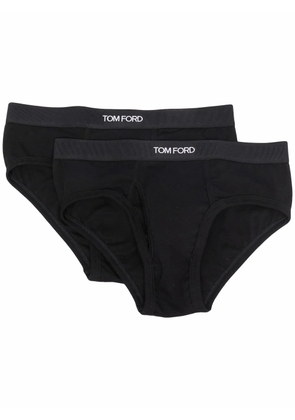 TOM FORD two-pack logo-waistband briefs - Black