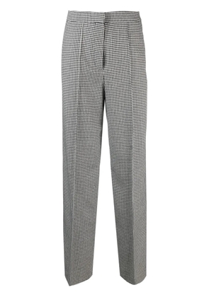 Iceberg houndstooth-pattern tailored trousers - Black