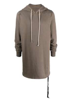 Rick Owens DRKSHDW cut-out drawstring hoodie - Brown