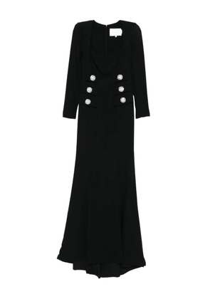 Costarellos button-embellished maxi dress - Black