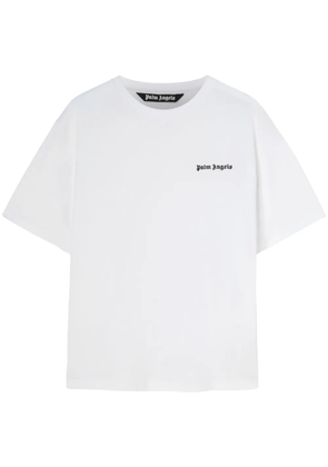 Palm Angels embroidered-logo crew-neck T-shirt - White