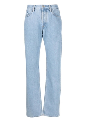 The Attico high-rise straight-leg jeans - Blue