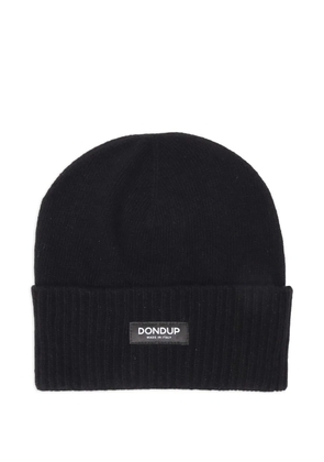 DONDUP KIDS ribbed cashmere-blend beanie - Black