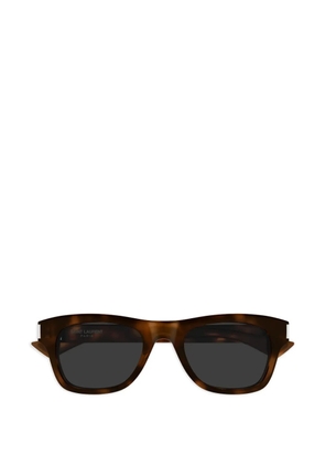 Saint Laurent Eyewear rectangle-frame sunglasses - Brown