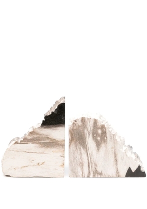 Soho Home Balfern wood bookends (set of two) - Neutrals