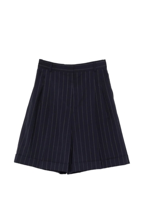 Max Mara Mstere pinstripe shorts - Blue