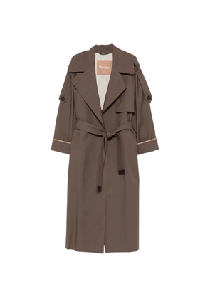 Max Mara tie-belted jacket - Brown