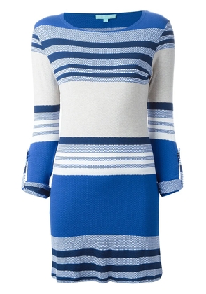 Melissa Odabash Maddie striped dress - Blue