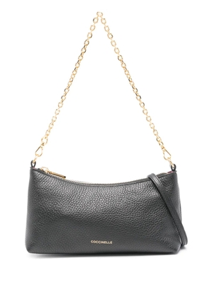 Coccinelle Aura leather cross body bag - Black