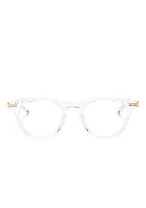 Akoni Gemini round-frame glasses - Gold