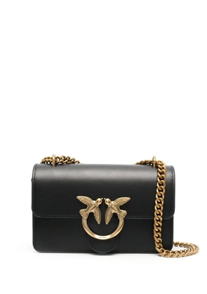 PINKO Love-Birds calf-leather shoulder bag - Black