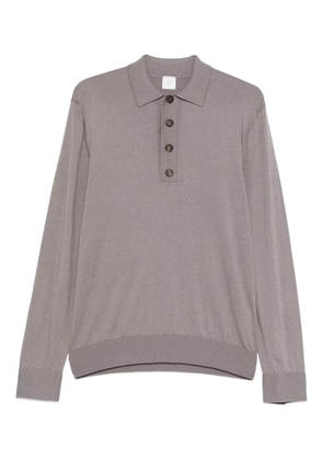 Eleventy fine-knit polo shirt - Purple