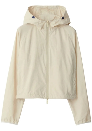 Burberry Equestrian Knight zip-up jacket - Neutrals