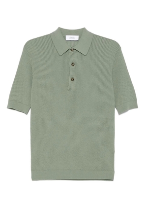 Lardini waffle-knit polo shirt - Green