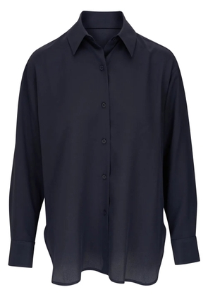 Nili Lotan Gaia long-sleeve silk shirt - Blue