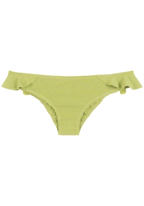 Clube Bossa ruffle-trimmed bikini bottoms - Green