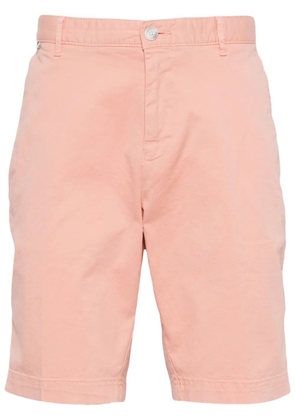 BOSS logo-patch cotton-blend shorts - Pink