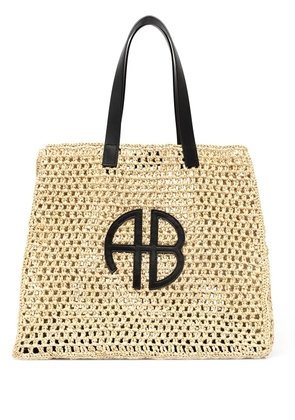 ANINE BING large Rio tote bag - Neutrals