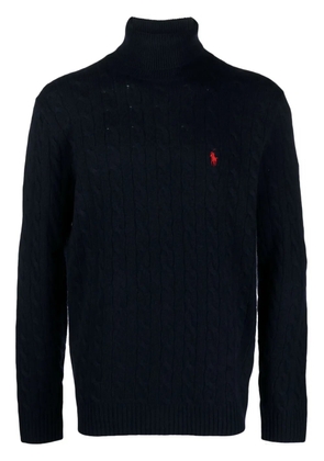 Polo Ralph Lauren cable-knit wool-blend jumper - Blue
