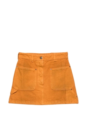 Prada canvas mini skirt - Orange