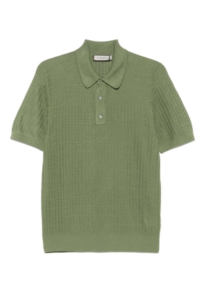 Canali textured polo shirt - Green