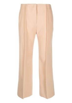 Jil Sander cropped cotton trousers - Neutrals